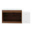 Meuble-lavabo mural peu encombrant avec lavabo en résine intégré et rangement modulaire-129688713