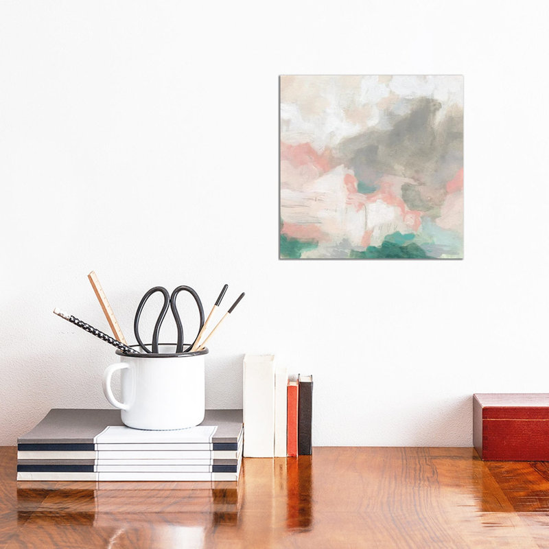 Sunset Clouds I by June Erica Vess - Wrapped Canvas Painting, 30.48 cm H x 30.48 cm W