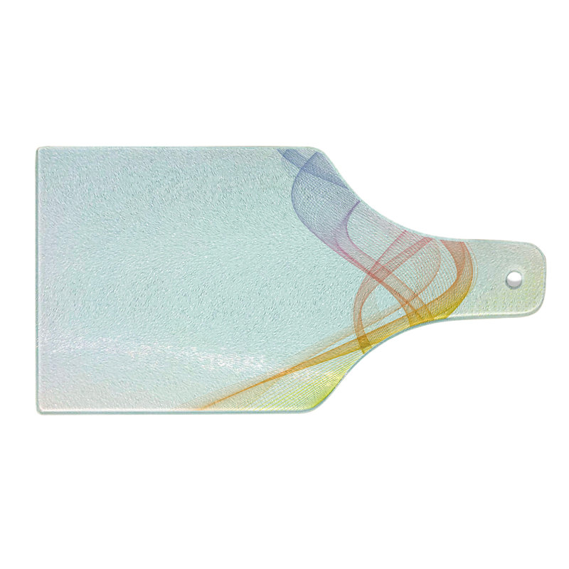 Multicolore planche à découper en verre trempé Ambesonne
