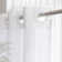 Clairece Geometric Tassels Shower Curtain with Snap-in Liner, No Hooks Required