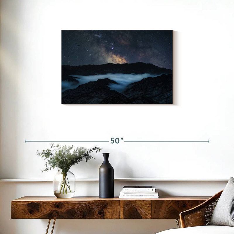 Oberle Milky Way Over Mountains