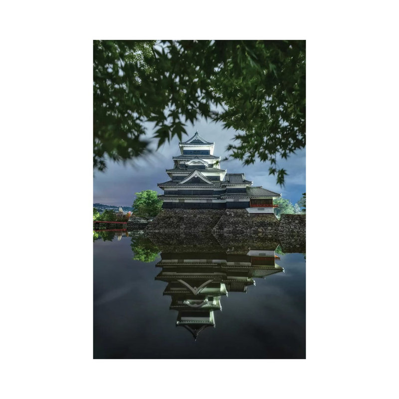 Matsumoto Castle IX by Daisuke Uematsu - Print on Canvas, Wrapped Canvas, 30.48cm H x 20.32cm W x 1.91cm D