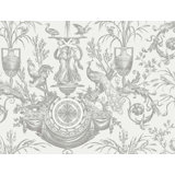 Avian Fountain Toile Wallpaper Roll