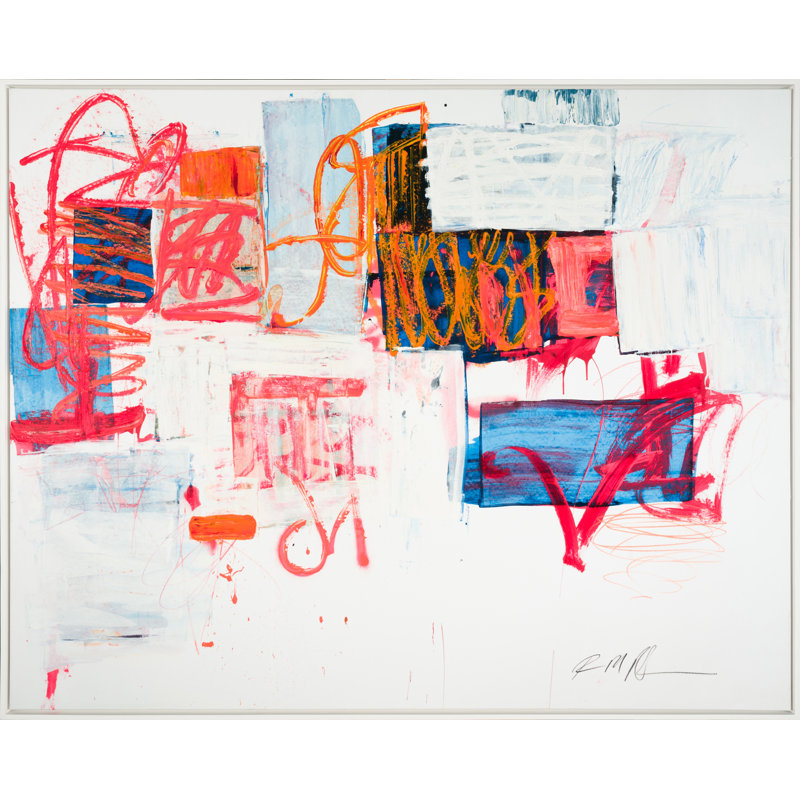 Playing With Blocks Print by Robert Robinson