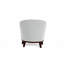 Upholstered Barrel Accent Chair With Throw Pillow-1720013809