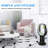 Wenty 7.7''H Bladeless small table Fan with 10 speeds settings, 10-hour timing closure
