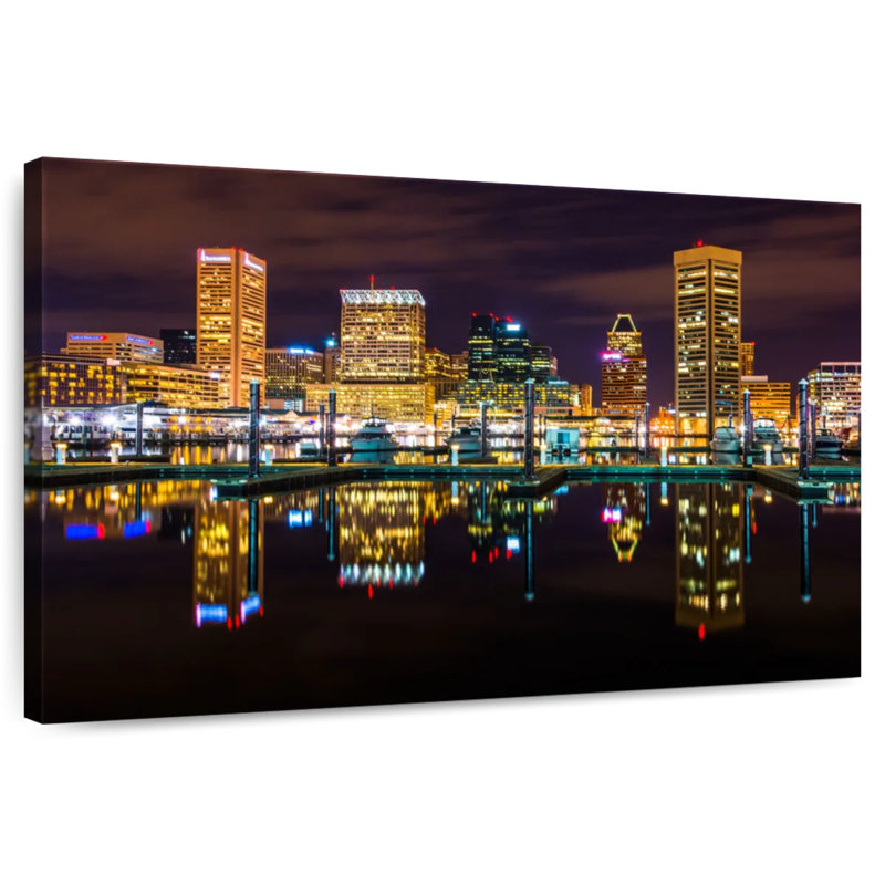 Horizon nocturne de Sirci Baltimore, H 24 po x l 36 po