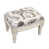 Gray/White Linen Blend