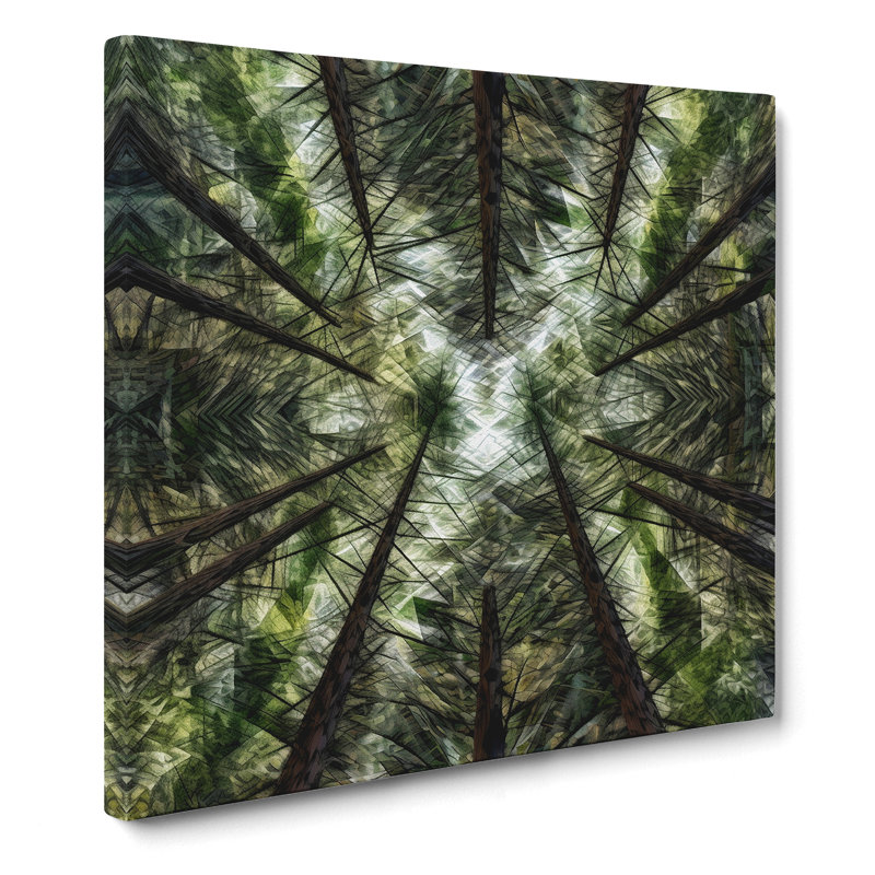 Forest Precisionism No.1 - Wrapped Canvas, 50cm H x 50cm W x 3cm D