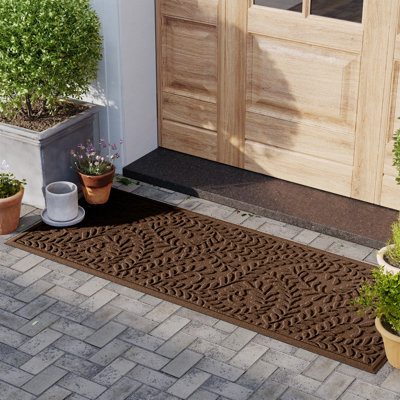 WaterHog Boxwood 22 in. x 60 in. Indoor Outdoor Runner Doormat