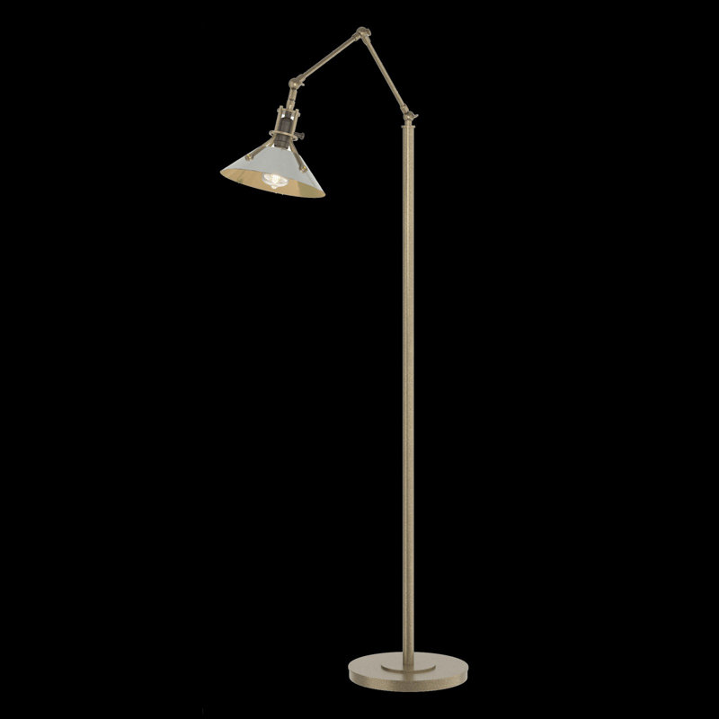 Henry 60.8" Task Floor Lamp, Soft Gold, Sterling