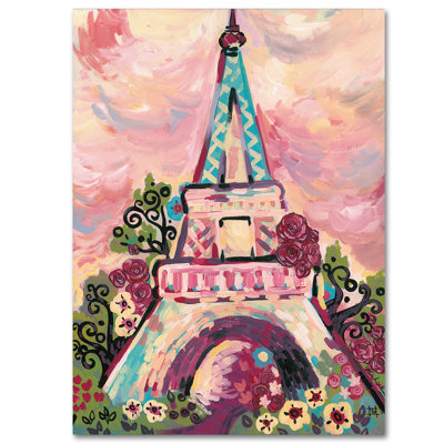 'Lumiere De La Ville' Painting Print on Wrapped Canvas