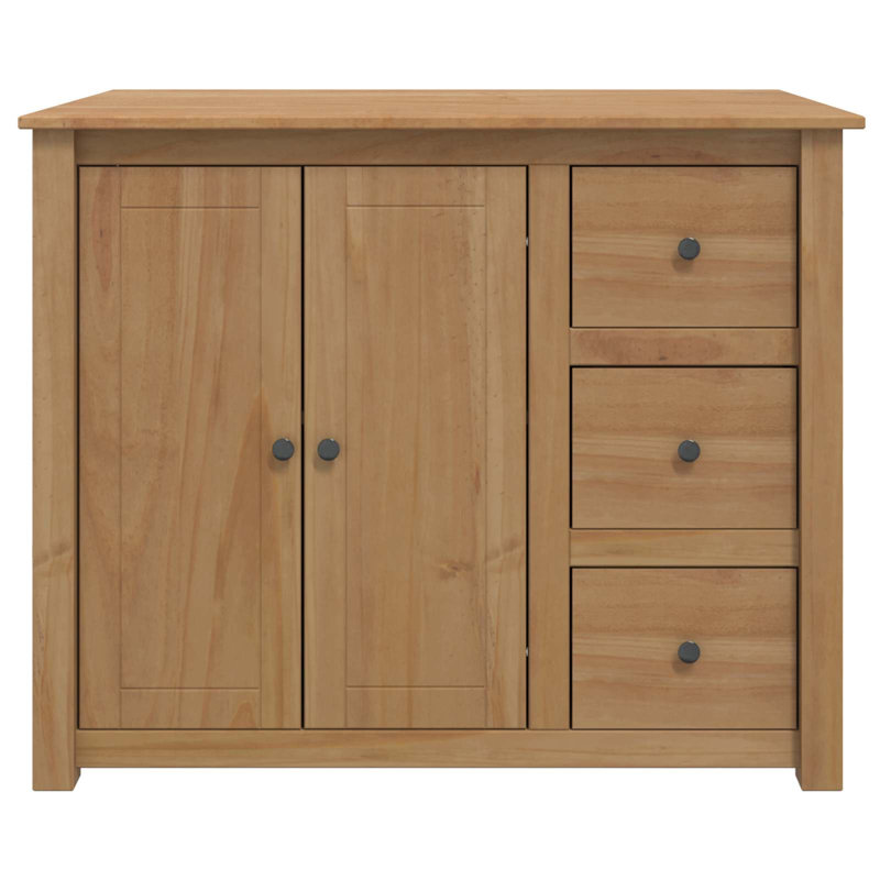 Solid Wood Kitchen Island, Honey Wax