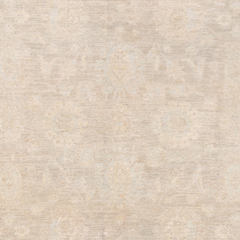 Tapis à main beige/ivoire 7 pi 8 x 10 pi 1 laine noué la à la main one-of-kind Vegetable Dye
