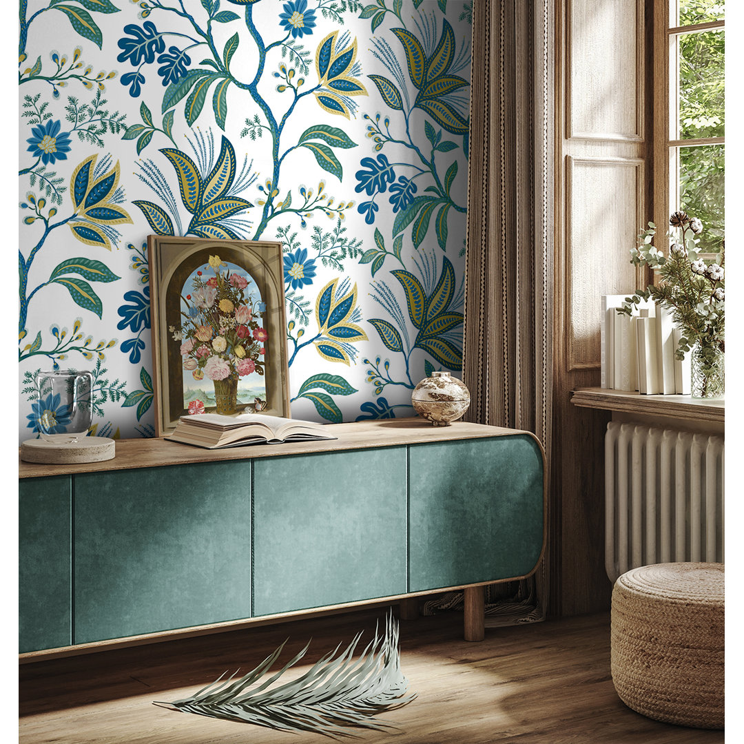 Addiston Floral Roll Red Barrel Studio® 