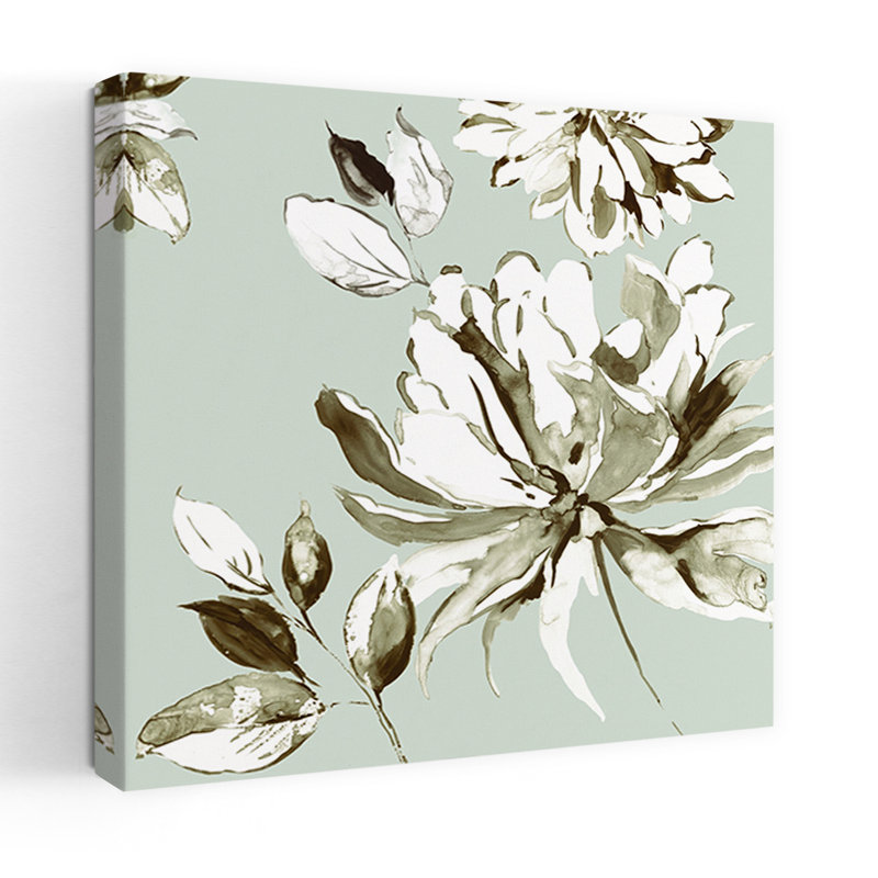 Botanique, délicat, élégant, art floral contemporain, H 18 po x l 18 po