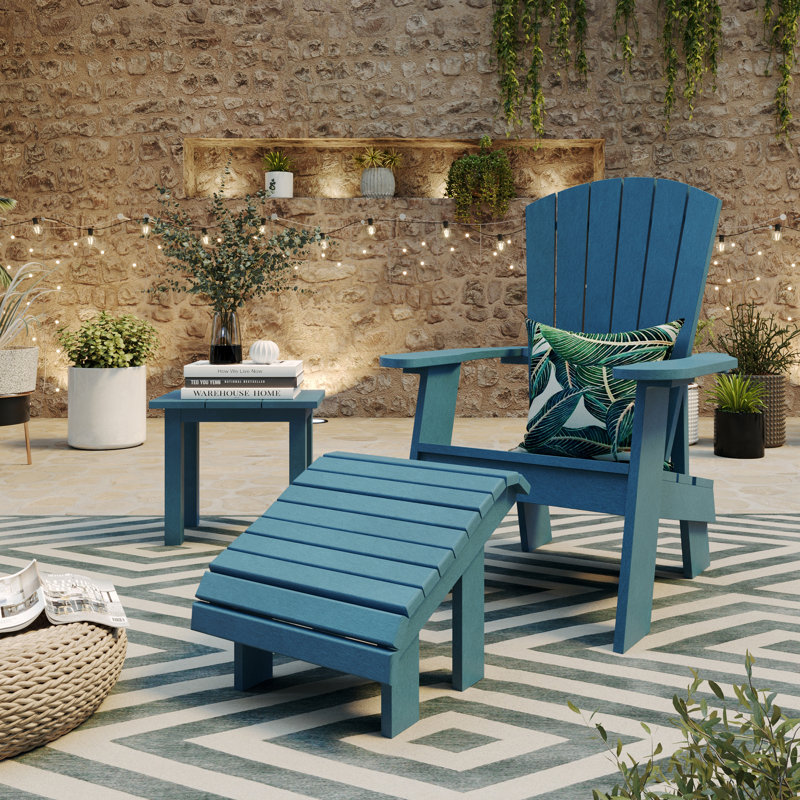 Repose-pieds Shay, Bleu de cobalt