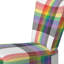 Chaise d'appoint rembourrée Rainbow Tartan