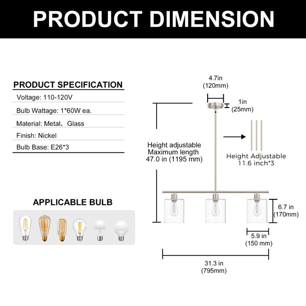 Dimensions du produit