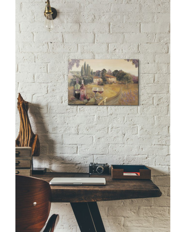 « spoleta après-midi », reproduction de peinture à l’acrylique sur toile, H 12 po x l 18 po x P 0,75 po
