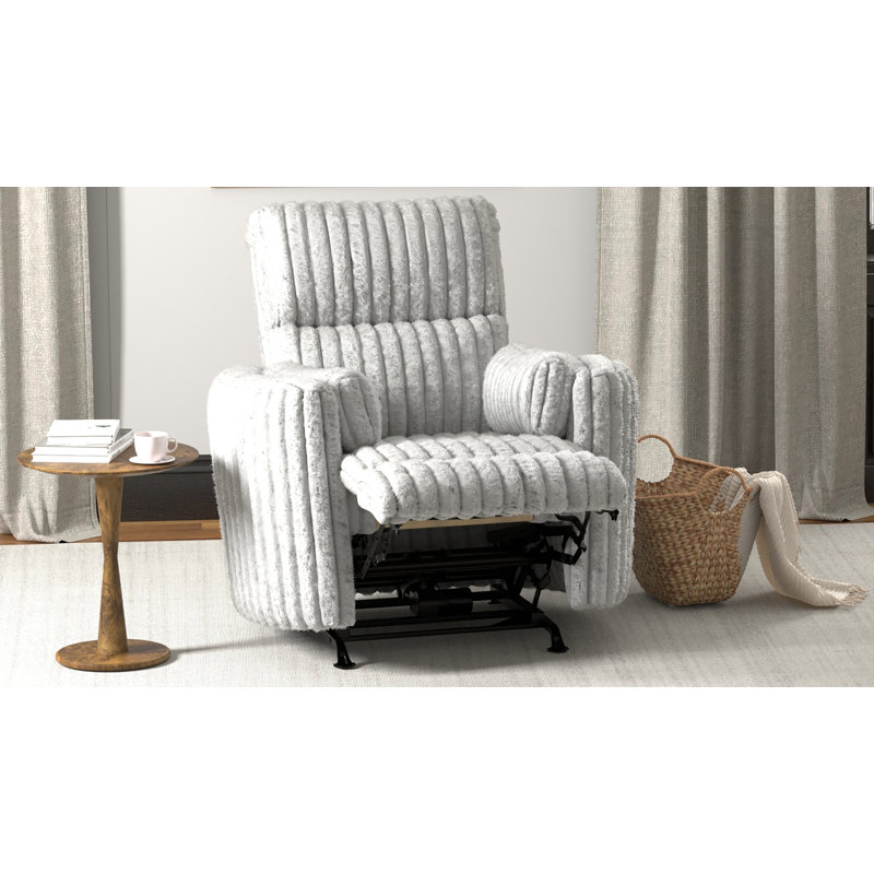 Myaira Power Rocker Recliner, Gray
