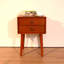 Table de chevet avec 2 tiroirs, petite table d'appoint avec rangement-1619920921