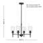 Lustre large 4 lumières 20,5 po Wexton-109594250-109594252