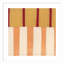 Akara Broken Stripes 3 par Laura Nugent, reproduction d'art encadrée-248096239-248096232