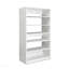 Penderie 32 "en bois blanc avec cinq tablettes