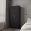 Armoire 2 portes avec tringle et 2 tiroirs
