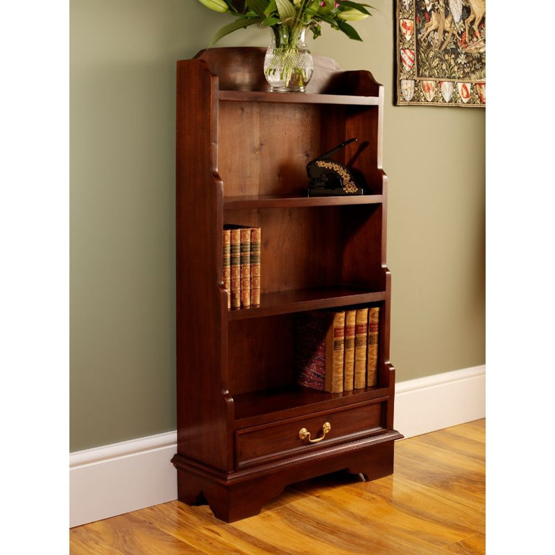 110cm H x 60cm W Solid Wood Standard Bookcase