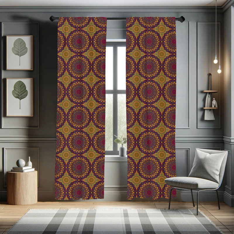 Room Darkening Curtain Pair, 28" x 95"