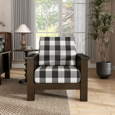 Valenzuela Accent Chair with Geometric Cushion