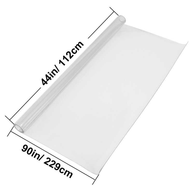 Clear Table Cover Protector, 2mm Thick Clear Desk Protector Table Pads, Plastic Tablecloth Table Protector for Dining Room Table