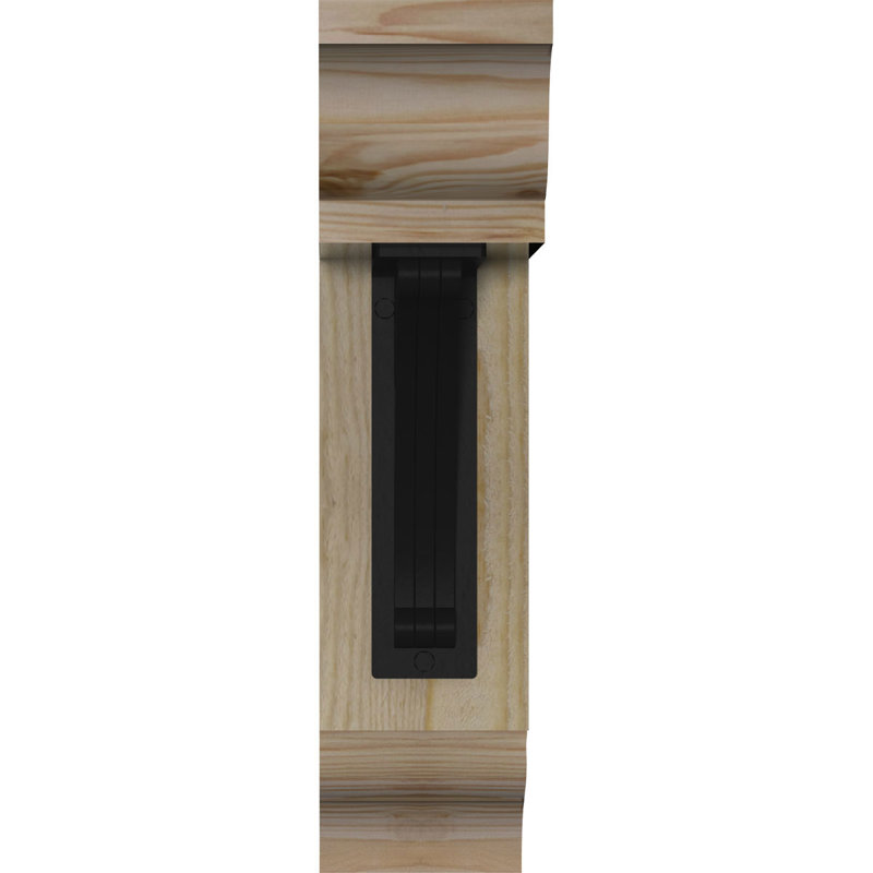 Crawley Traditional Traditional Ironcrest, H 16 po x P 13 1/2 po, Sapin Douglas (l 4 po x P 4 po)