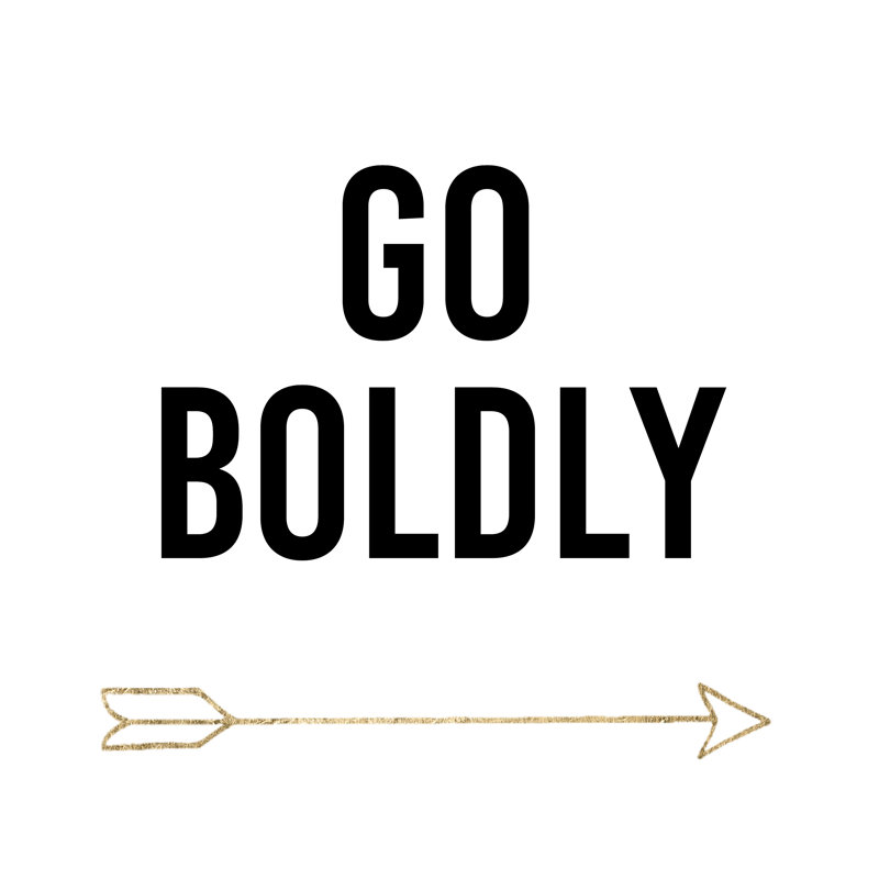 Golden Quote VI by Anna Hambly - Wrapped Canvas Print, 30cm H x 30cm W