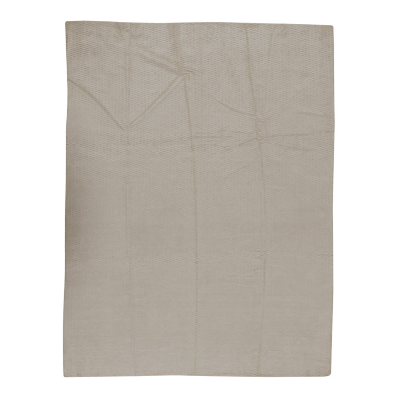 Tapis blanc de haute qualité noué à la main
