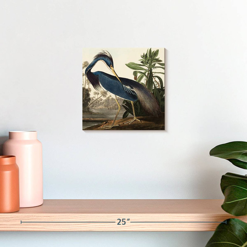 Brampt Louisiana Heron, 10" H x 10" W