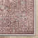 Tapis rouge botanique oriental Ervin Isolde
