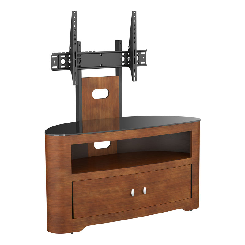 Krysha Unfinished TV Stand for TVs up to 65", Brown