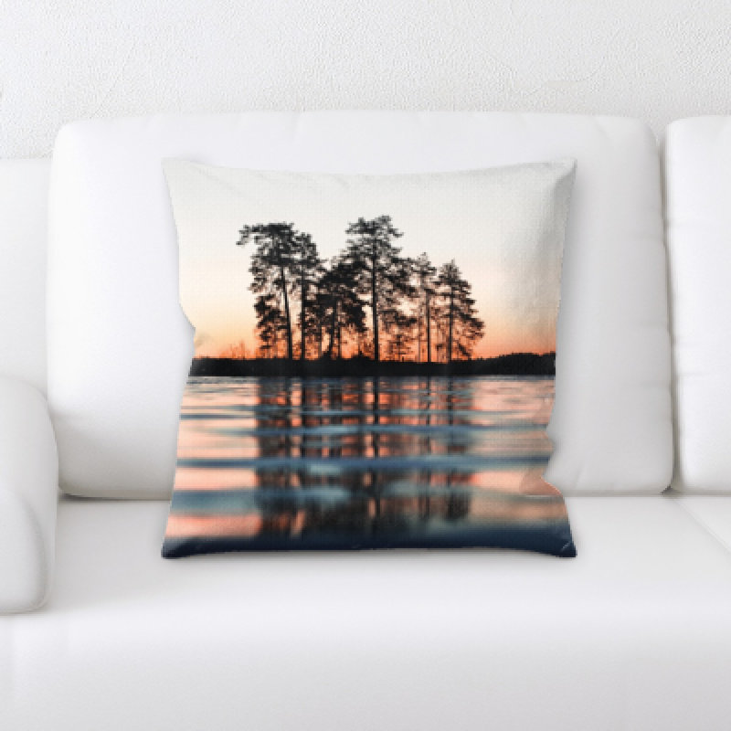 Coussin décoratif d’intérieur microsuède en microsuède east urban home