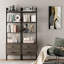 184cm H x 48cm W Iron Ladder Bookcase-901957867