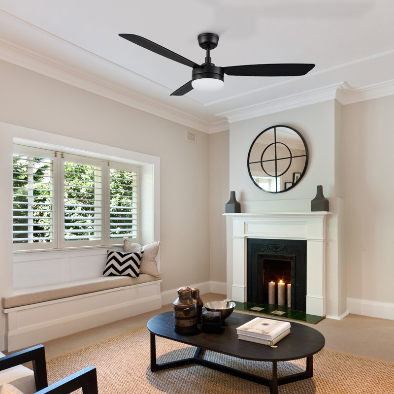 52" Ceiling Fan with Remote and Light Kit Included.