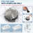 2-handle Bathroom Faucet with Drain Assembly-61572301