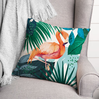 Outdoor Reversible Throw Pillow