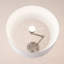 Lampe sur pied Serene Nickel brossé avec interrupteur rotatif