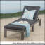 Chaise longue en osier polyvalente pour une détente toutes saisons