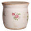Porte-ustensiles de cuisine et vase en céramique avec drain pour jardin Shabby Chic Adairsville French Country