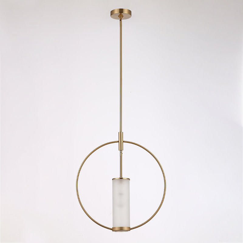 Luminaire suspendu nordique simple à 1 lumière Effingham