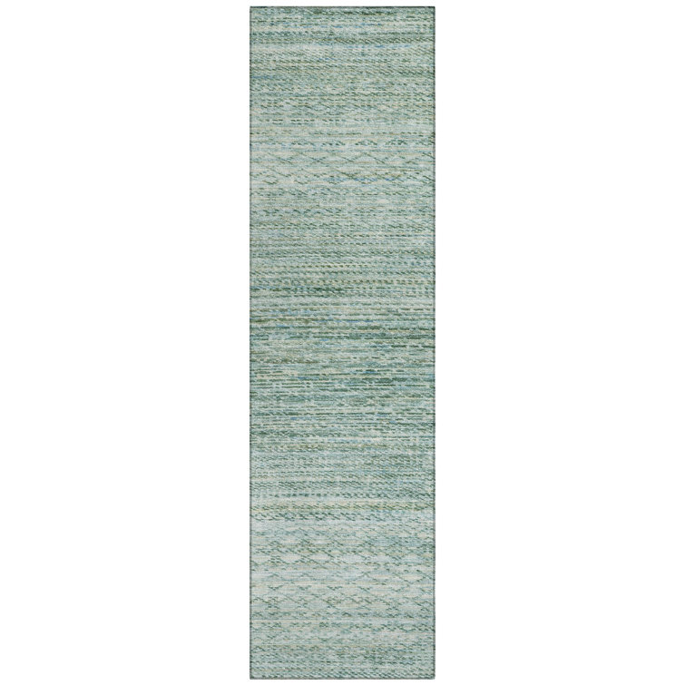Machine Washable Indoor/Outdoor Amanda ACN2150 Striped Rug